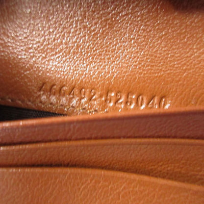 Gucci 466492 Leather Brown Bifold Wallet 0584 Gucci