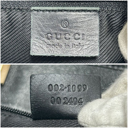 Gucci Mini Tote Bag GG Canvas Shoulder GG Pattern Black 21099