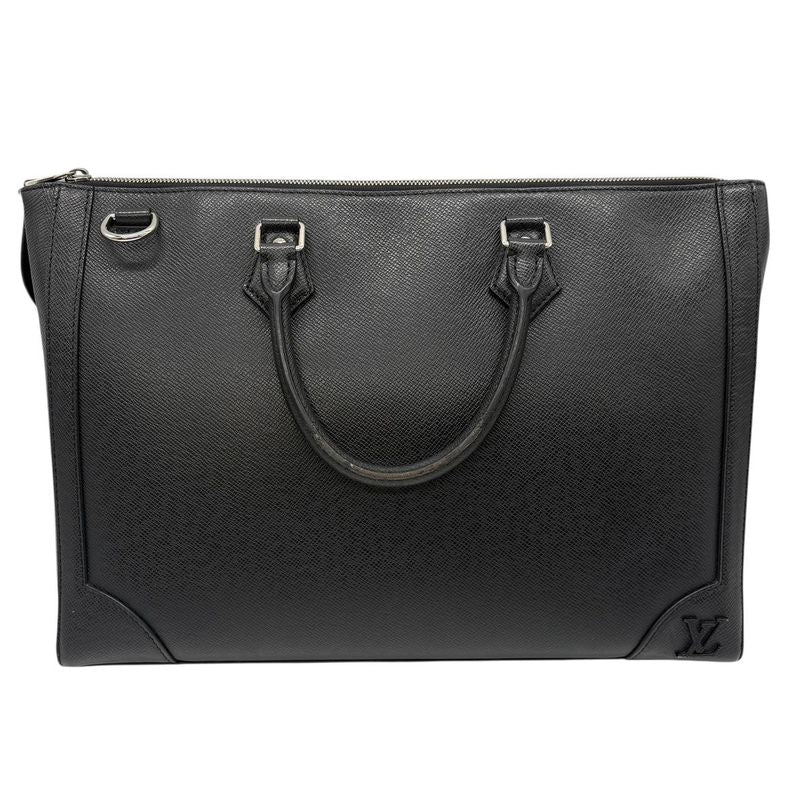 3267 Louis Vuitton Slim Briefcase Taiga M30810 LV Handbag Shoulder Business Bag