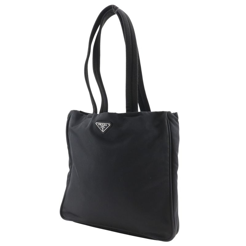 Prada Nylon Black Women's Tote Bag