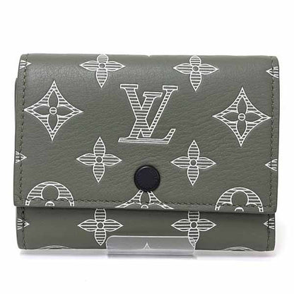 Louis Vuitton Victor Wallet Trifold Wallet Monogram Shadow M13216 Olive Green S