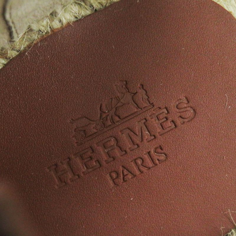 Hermes Indirizzo Noisette GOLD Van Cattle Faubourg Patch Calf Toile Ash