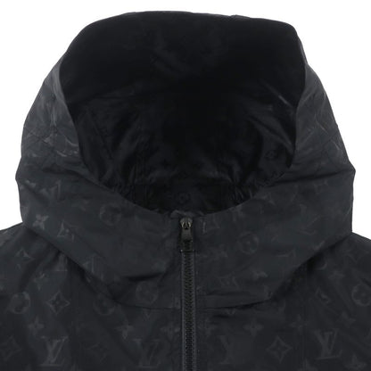  Louis Vuitton 22AW Hnk48w Mid-length Monogram Windbreaker Hoodie Black 50