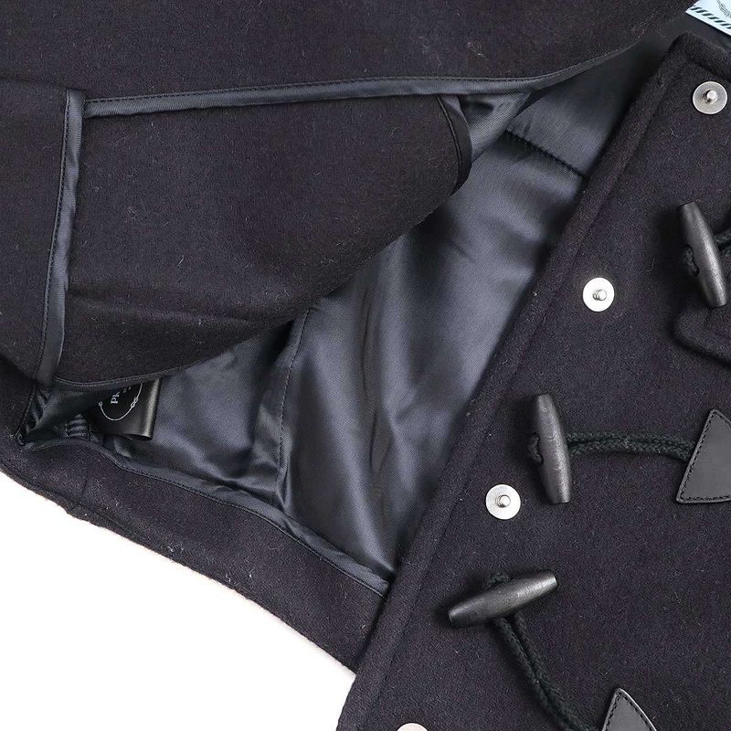 Prada 23aw Cropped Duffle Jacket Short Duffle Jacket P515oe 10kw Navy 40