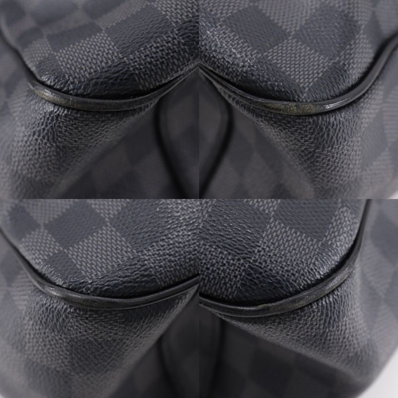 Louis Vuitton Tadao 2WAY Shoulder Tote Bag N51192 Damier Graphite Canvas Black