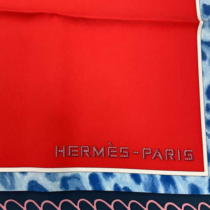 Hermes Carre 90 Selle D'apparat Marocaine Moroccan Ceremonial Saddle Scarf Silk