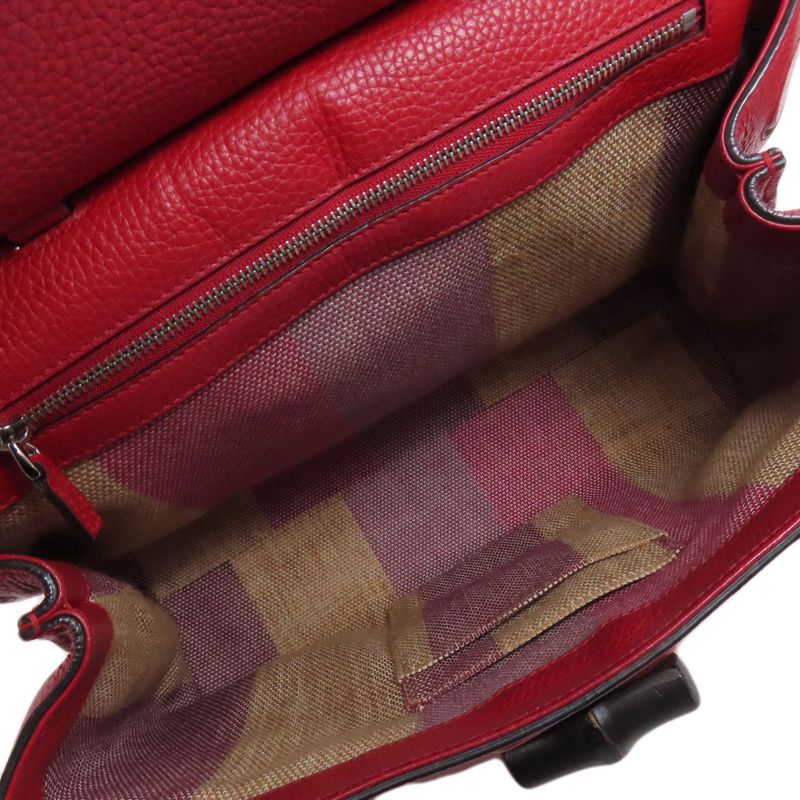 Gucci 392013 Bamboo Daily 2WAY Handbag Leather Women