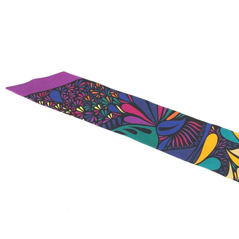 Hermes Scarf Twilly Silk Multicolor