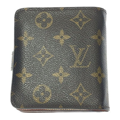 Louis Vuitton M61667 Monogram PVC Compact Zip Bifold Wallet Brown 329959