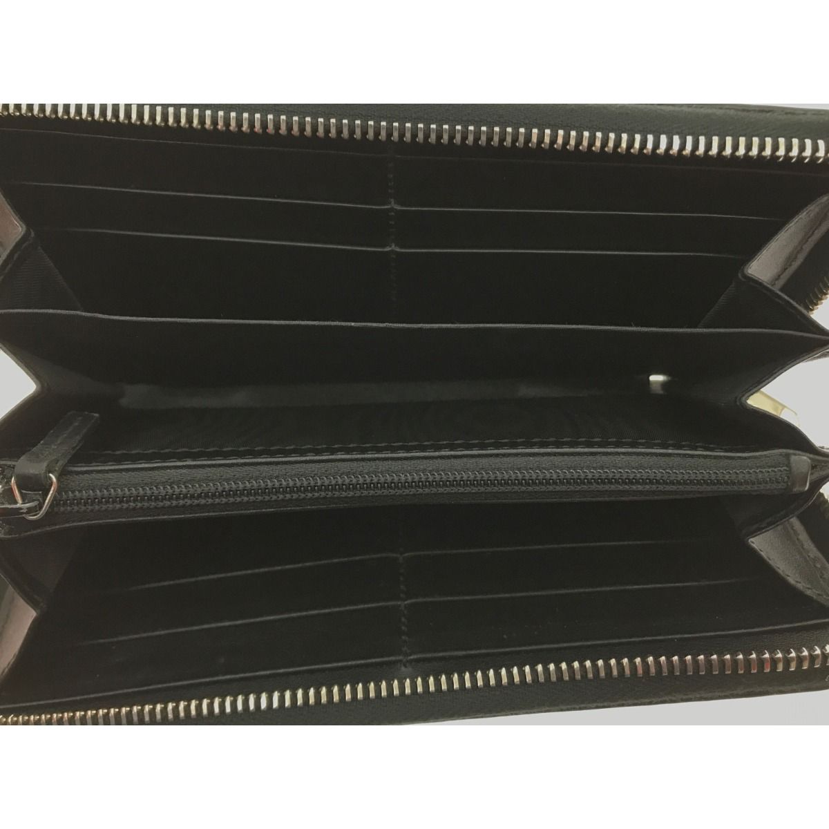 Gucci Blade Logo Long Wallet 597677 Black
