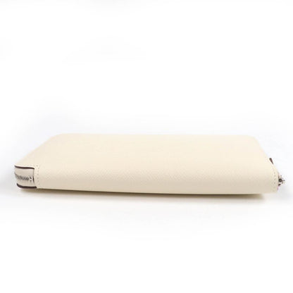 Hermes Azap Long Silk Inn Round Zipper Vaux Epson Nata Silver Hardware Long