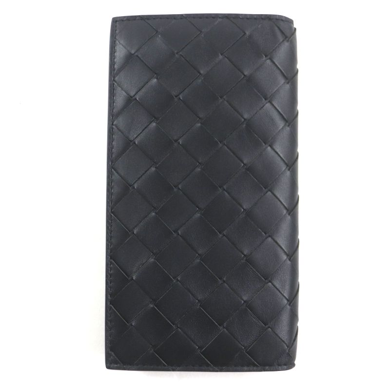 Bottega Veneta 676593-vcpq4 Intrecciato Long Wallet Billfold Leather Long