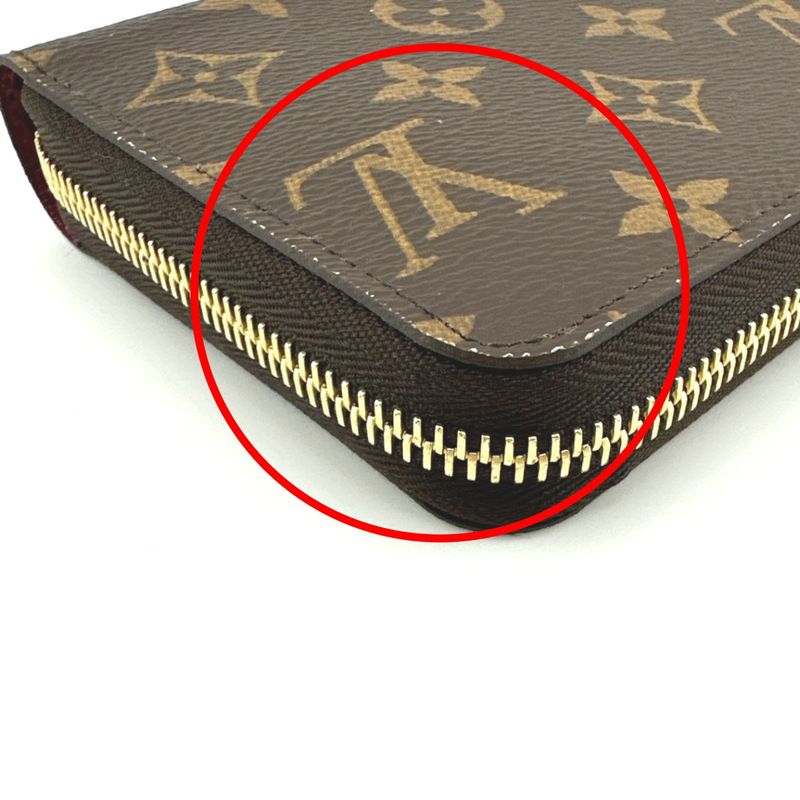 Louis Vuitton M42616 Monogram Round Zipper Zippy Wallet Long Wallet Louis