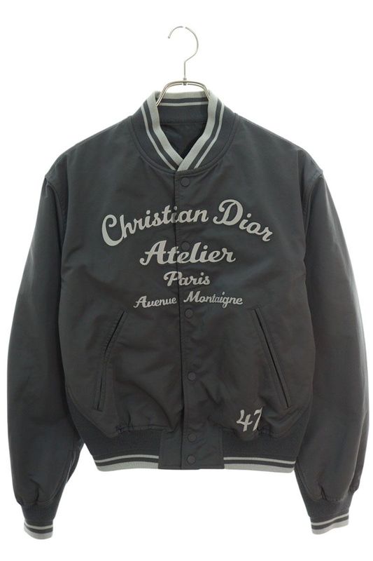 Dior 22SS 213c406a5457 Logo Patch Bomber Blouson Men's 44