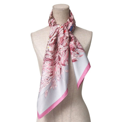 Hermes Lapins DANS UN Champ DE Scarf Carré 90 Flowers Rabbit All Silk Shawl