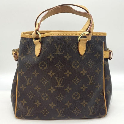 Louis Vuitton Monogram Patignol M51156 Handbag Brown Preowned 005383