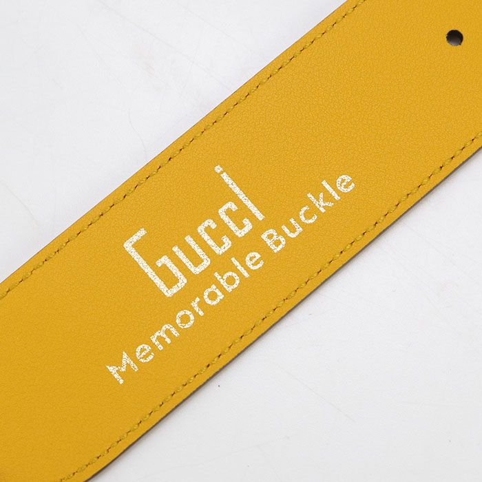 Gucci G Buckle Bicolor Belt 709954 Belt Leather Unisex