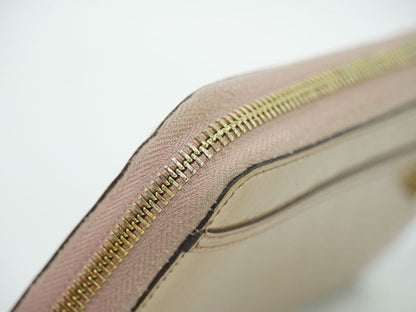 Authentic Gucci Micro Guccissima Patent Leather Round Zipper Long Wallet