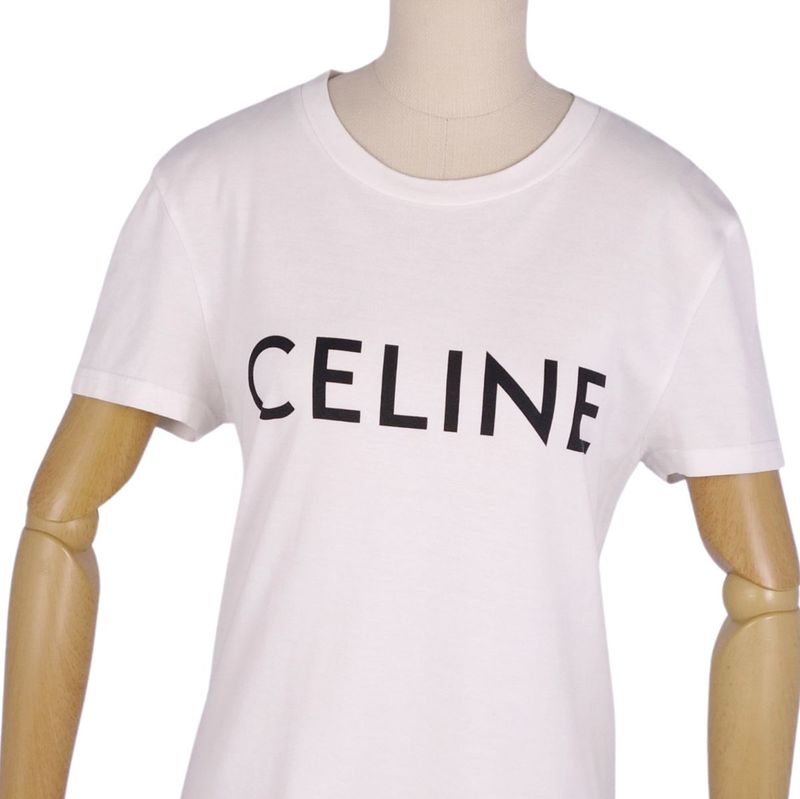 Celine T-shirt Cut And Sewn Short Sleeves Short Sleeves Logo