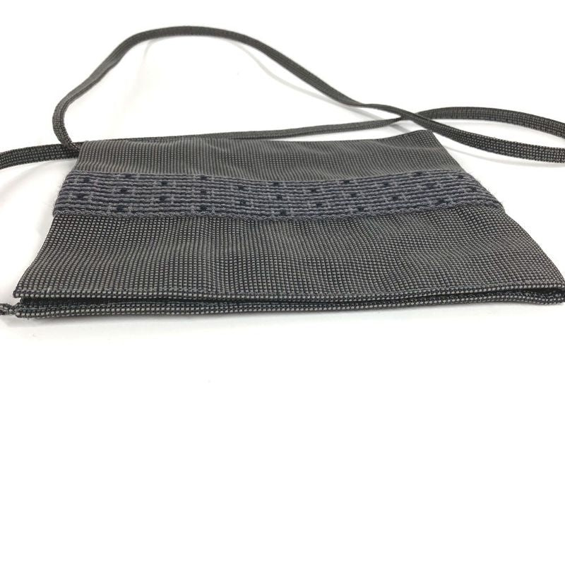 Hermes Shoulder Bag Yale Line Polyester Gray