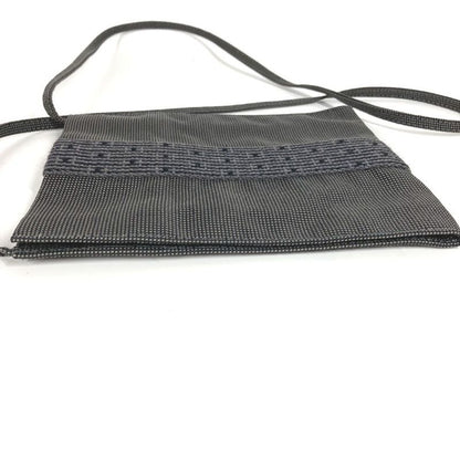 Hermes Shoulder Bag Yale Line Polyester Gray