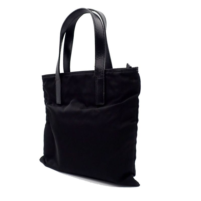 Prada Handbag Nylon Leather Logo 67ka722