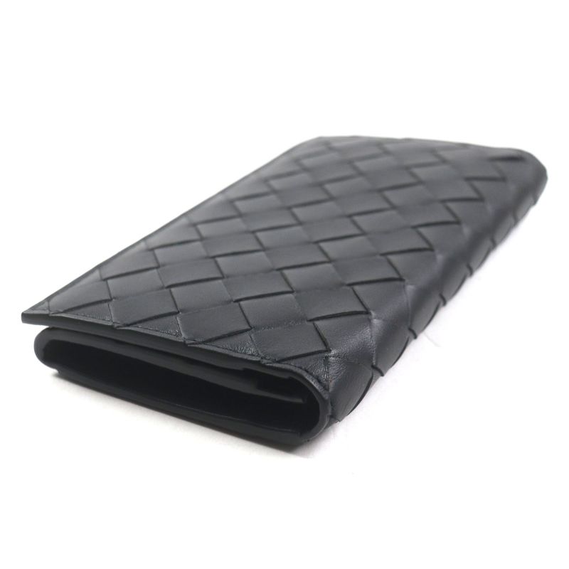 Bottega Veneta 676593-vcpq4 Intrecciato Long Wallet Billfold Leather Long