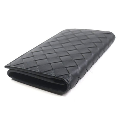 Bottega Veneta 676593-vcpq4 Intrecciato Long Wallet Billfold Leather Long