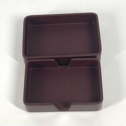 Hermes Small Bag Logo Lacquer Brown