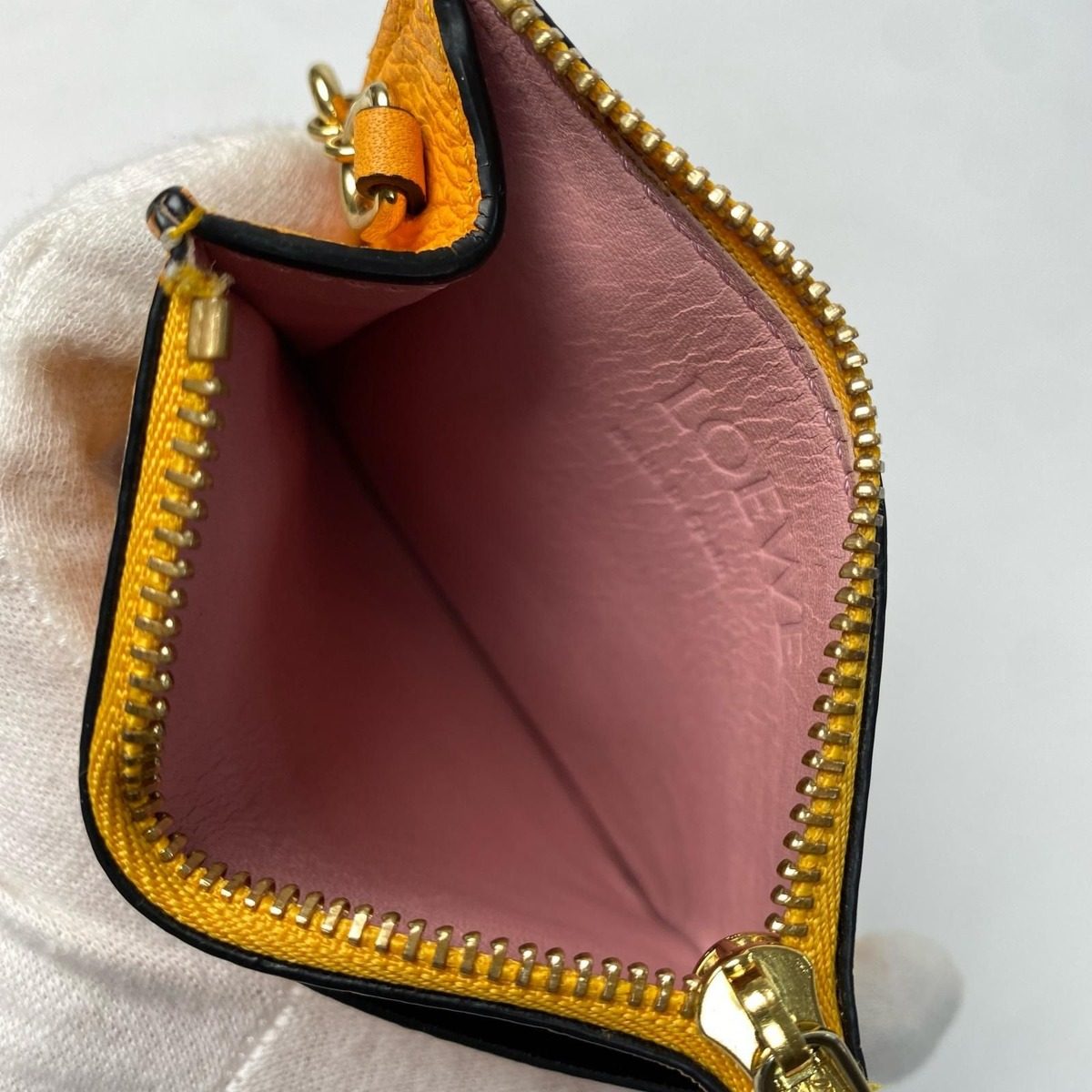 Loewe Square Coin Card Holder Purse Fragment — view 6