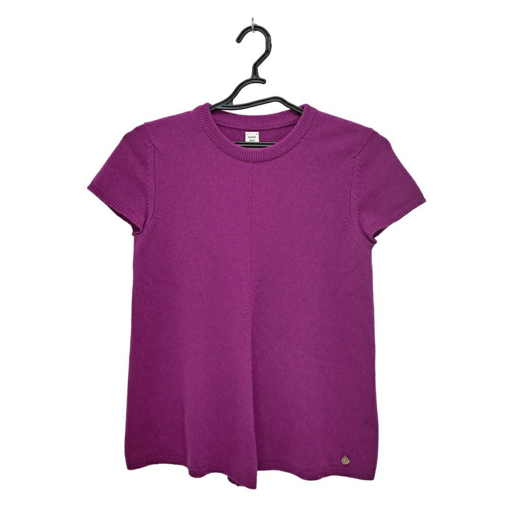 Hermes Short Sleeve Knit Pink 34 Cashmere Flat