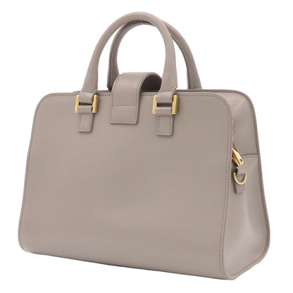 Saint Laurent Baby Cabas 2-Way YSL Logo Shoulder Bag Gray Leather — view 2