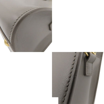 Saint Laurent Baby Cabas 2-Way YSL Logo Shoulder Bag Gray Leather — view 7