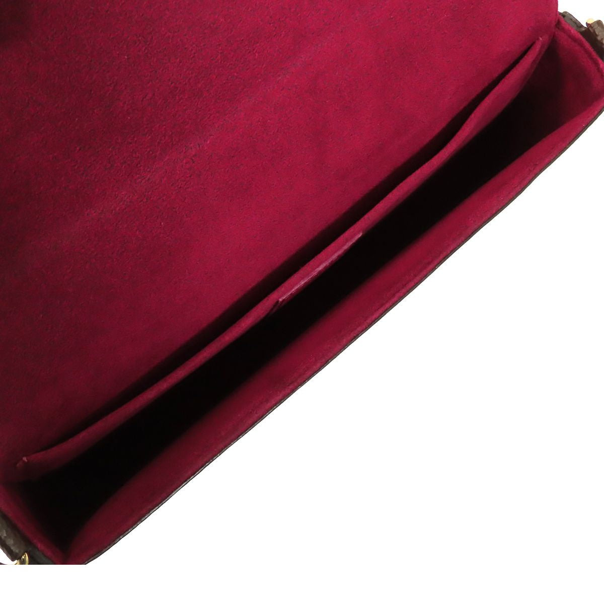 Louis Vuitton Pochette Felicie Brown Monogram Canvas Chain Wallet Shoulder Bag — view 5