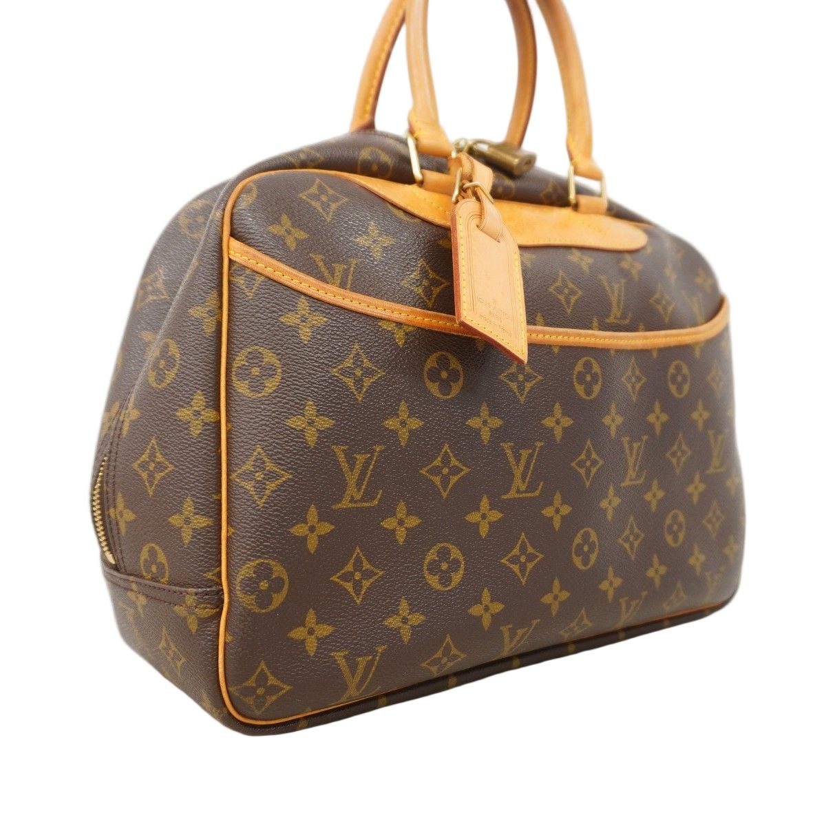 Louis Vuitton Handbag Monogram Deauville Brown — view 2