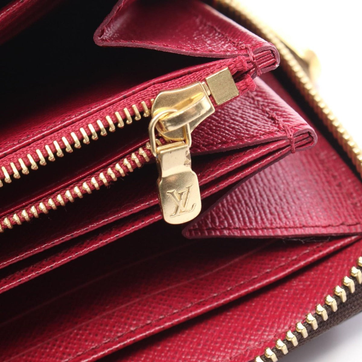 Louis Vuitton Round Wallet Zippy Fuchsia Canvas — view 6
