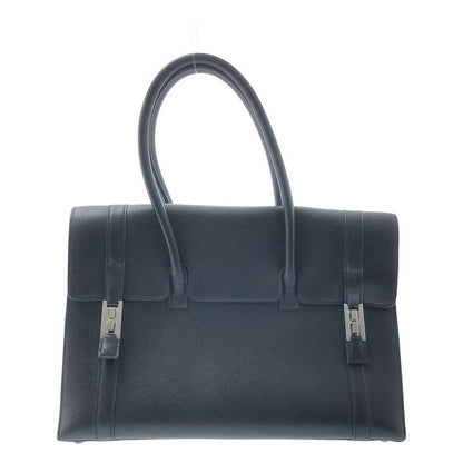 Hermes Drag 32 g Engraved Silver Hardware Handbag Black
