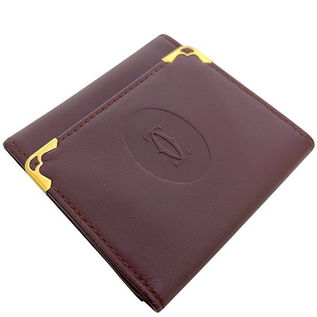 Cartier Coin Case Gold Must Purse Leather — view 6