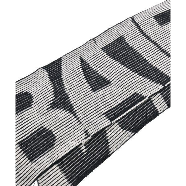 Balenciaga Scarf Wool Black X White — view 2