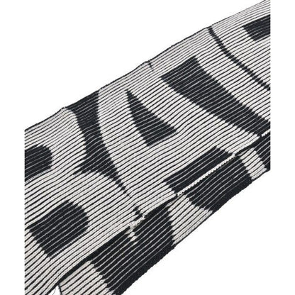 Balenciaga Scarf Wool Black X White — view 2
