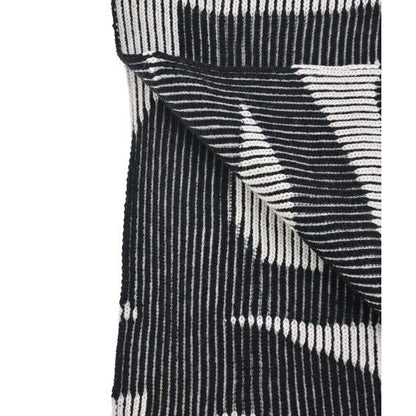 Balenciaga Scarf Wool Black X White — view 3