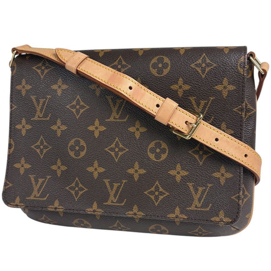 Louis Vuitton Musette Tango Short Shoulder Bag Monogram Brown