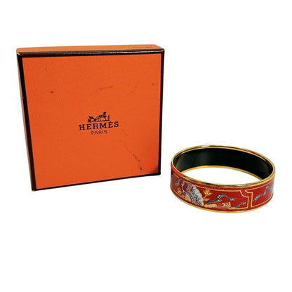 Hermes Bracelet Emile GM Bangle Red