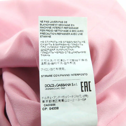 Dolce & Gabbana Floral Print Long Sleeve Silk Dress Multi 36 — view 10