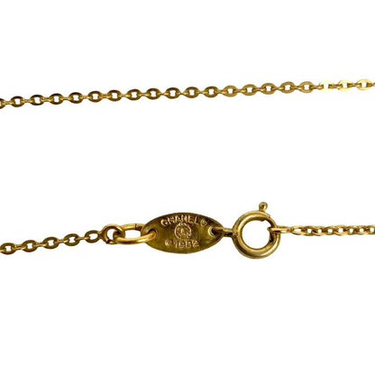 Chanel Vintage Coco Mark Necklace Pendant Choker Accessory 1982