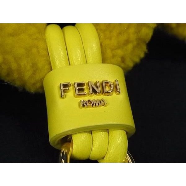 Fendi Strap You Mini Boa Chain Bag Shoulder Yellow Gold — view 4