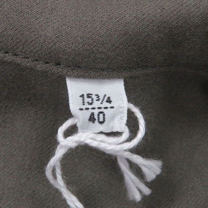 Hermes Virgin Wool Boxy Fit Overwrap Pocket Series Button Jacket Grey 40 — view 7