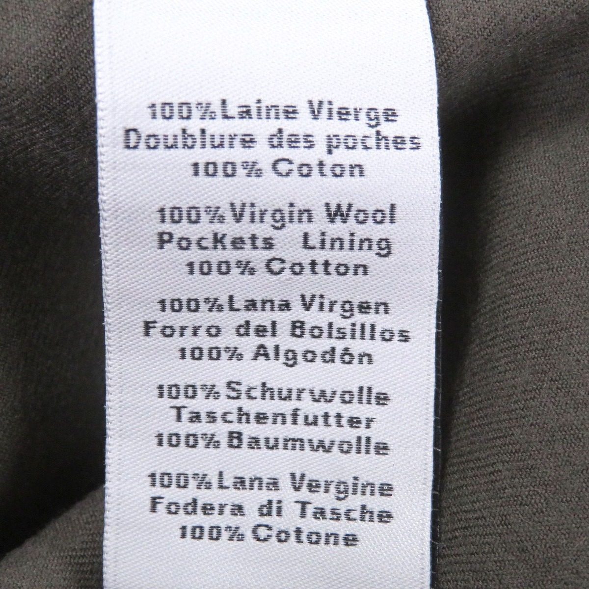 Hermes Virgin Wool Boxy Fit Overwrap Pocket Series Button Jacket Grey 40 — view 8