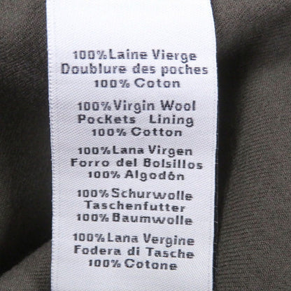 Hermes Virgin Wool Boxy Fit Overwrap Pocket Series Button Jacket Grey 40 — view 8