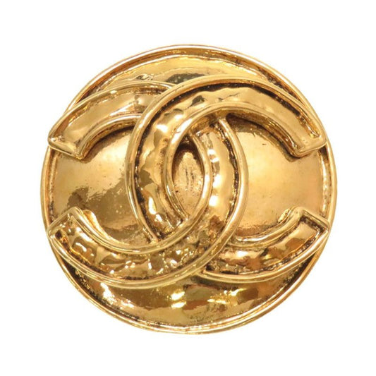 Chanel Coco Mark Vintage Gold Brooch 94 P Accessories 0090
